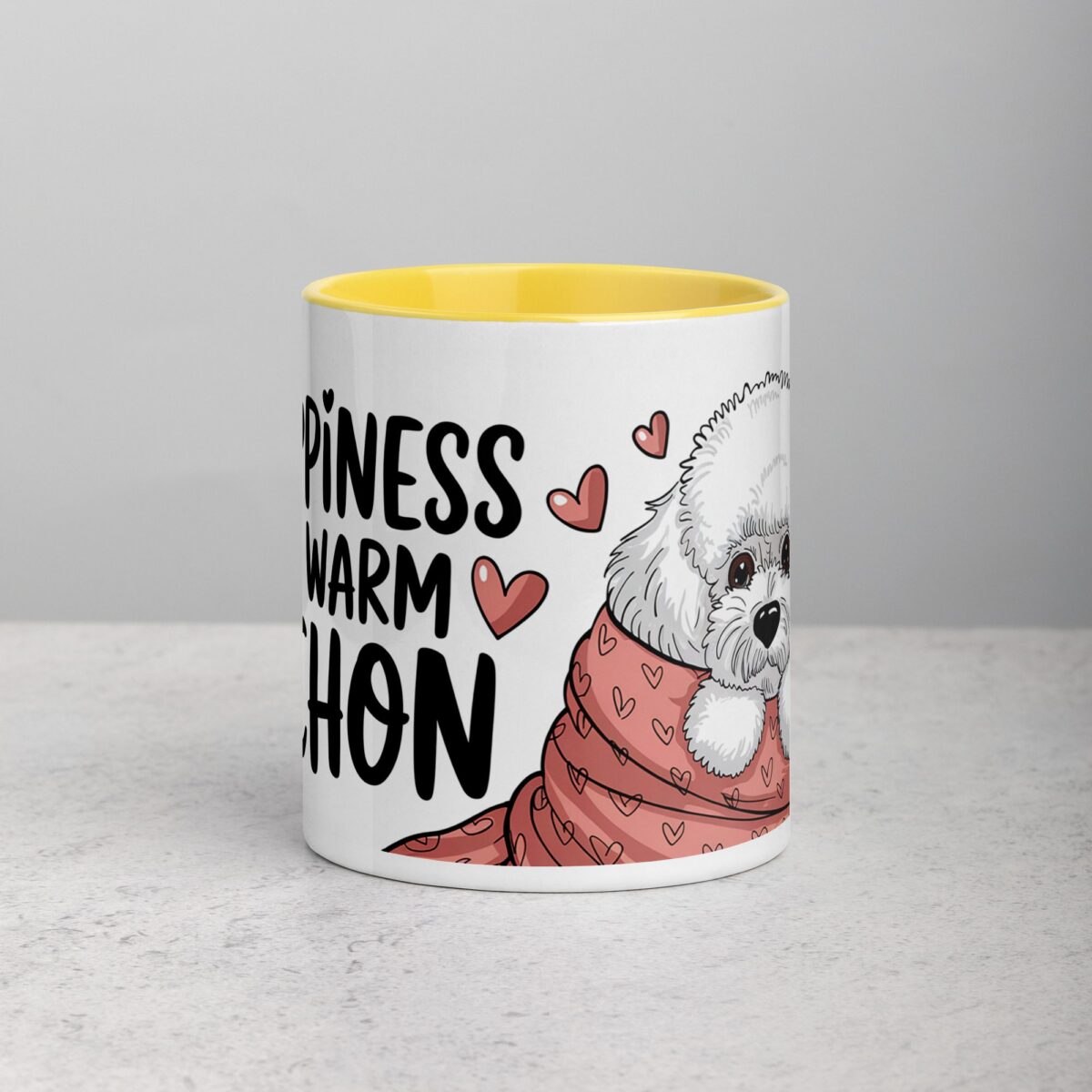 Happiness Is a Warm Bichon Coffee Mug & Tea Cup - Image 19