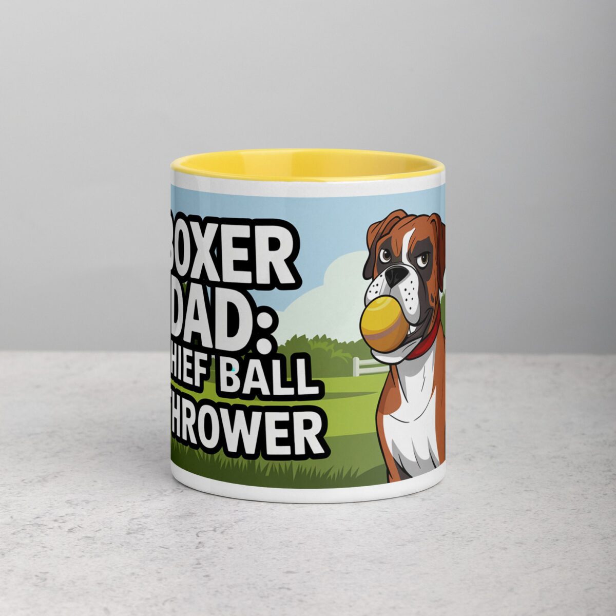 Boxer Dad: Chief Ball Thrower Coffee Mug - Image 19