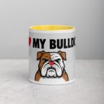 I ❤️ My Bulldog  Coffee Mug & Tea Cup - Image 19