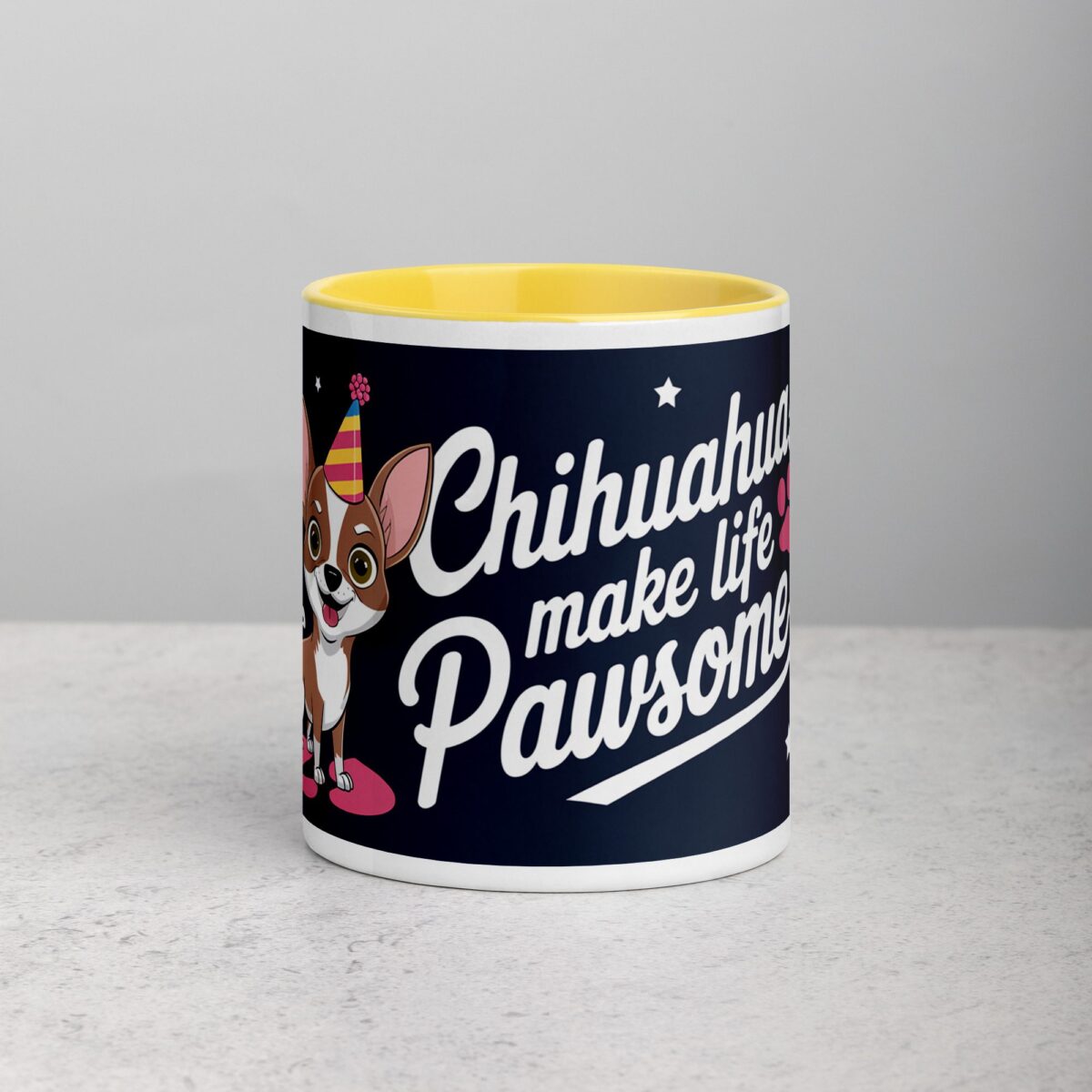 Chihuahuas Make Life Pawsome Coffee Mug - Image 19
