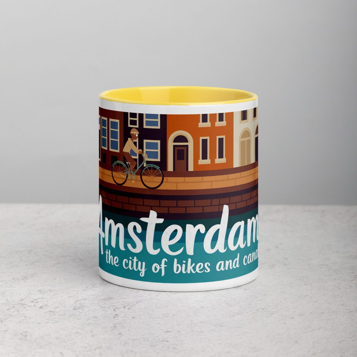 Amsterdam: The City of Bikes and Canals Coffee Mug - Image 19