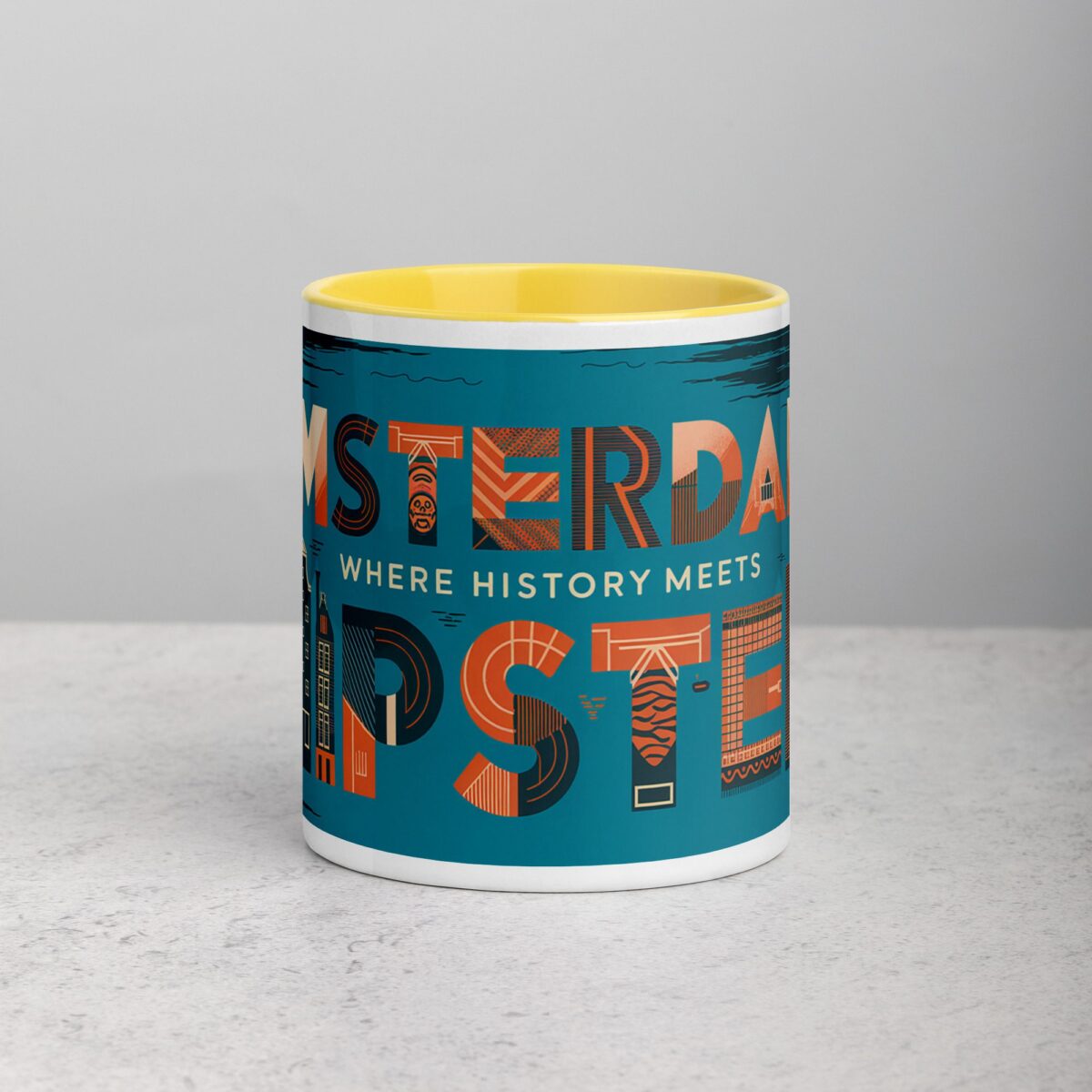 Amsterdam: Where History Meets Hipster Coffee Mug - Image 19