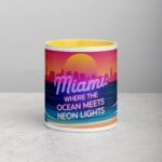 Miami: Where the Ocean Meets the Neon Lights Coffee Mug - Image 19