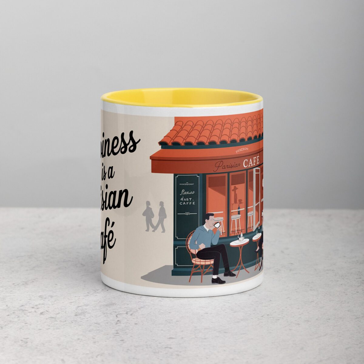 Happiness Is a Parisian Café Coffee Mug - Image 19
