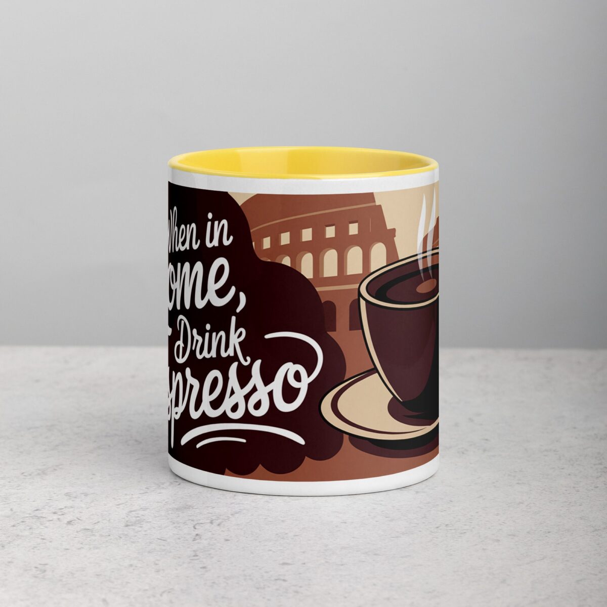When in Rome, Drink Espresso Coffee Mug - Image 19