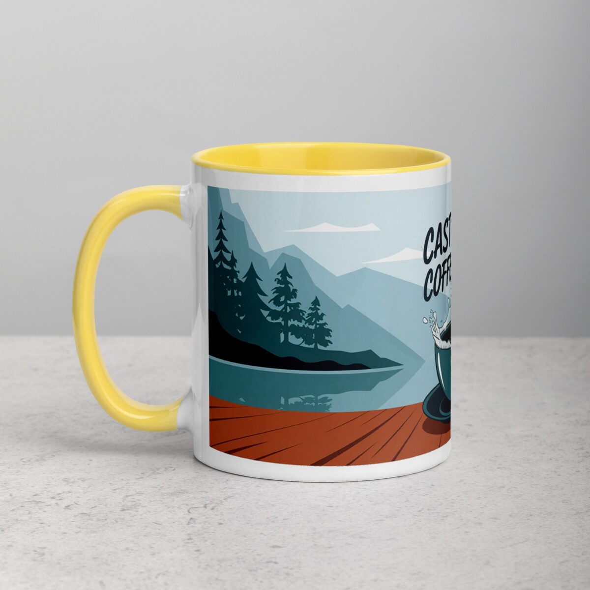Cast First, Coffee Later Fishing Mug - Image 20