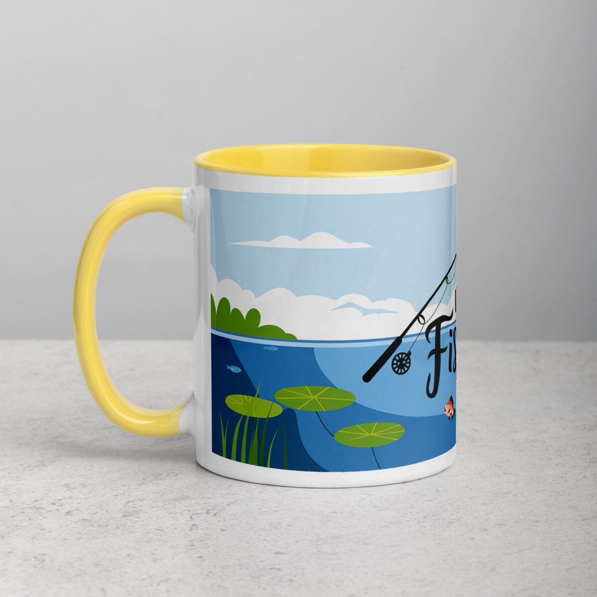 I Love Fishing Elegant Coffee Mug & Tea Cup - Image 20