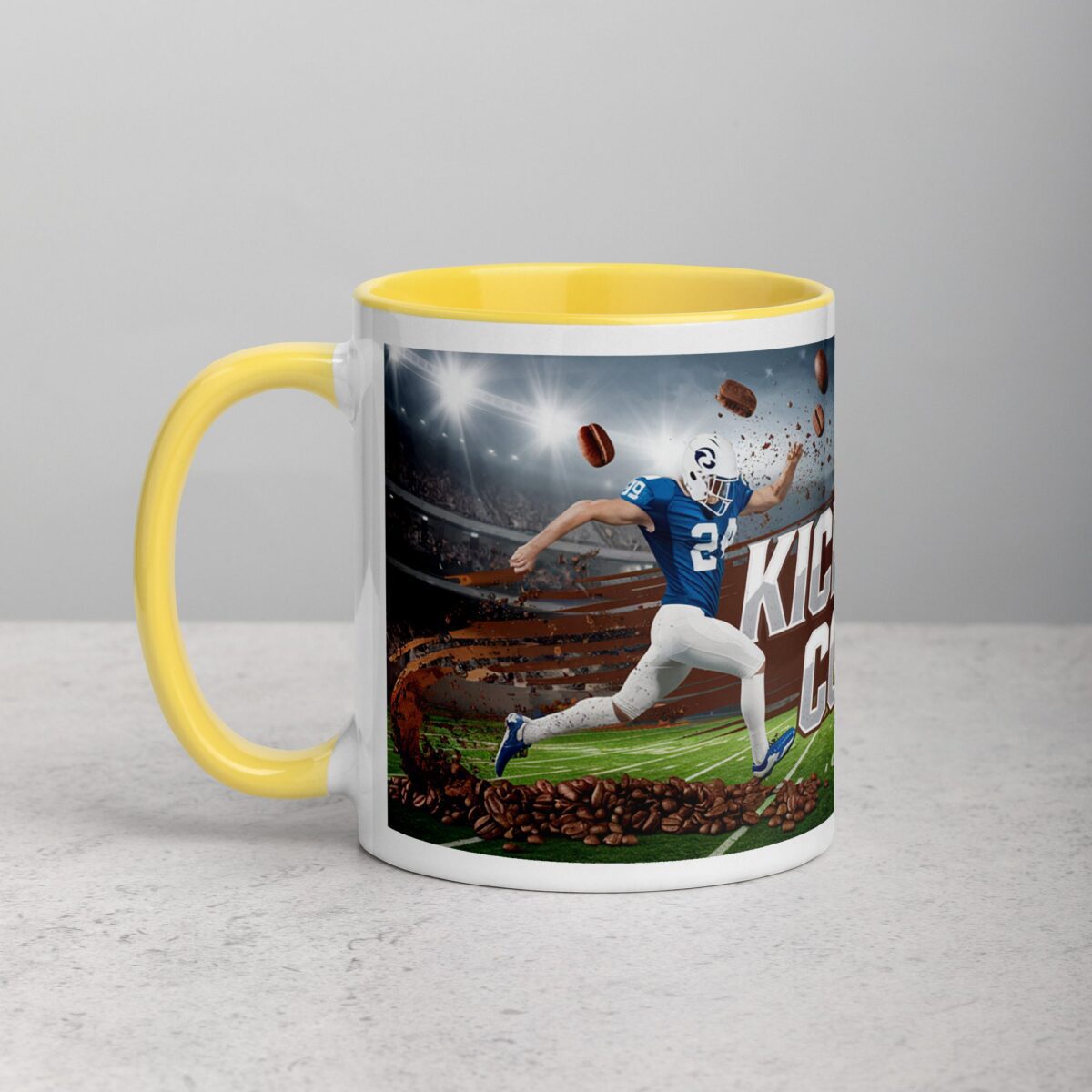 Kickoff, Coffee, Repeat Football Mug - Image 20