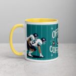 Offense, Defense, Coffee First Football Mug - Image 20