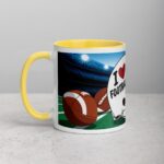 I Love Football Fun Coffee Mug & Tea Cup - Image 20