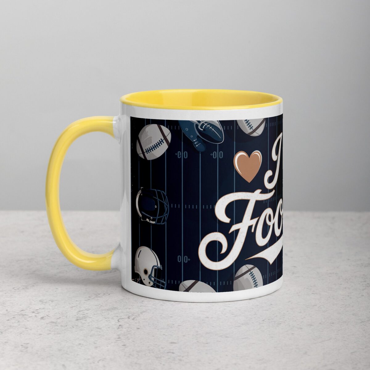I Love Football Sophisticated Coffee Mug & Tea Cup - Image 20