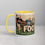 I Love Football Retro Coffee Mug & Tea Cup - Image 20