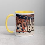 I Love Hockey Retro Hockey Coffee Cup - Image 20