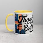 Retro Thank You Best Man Coffee Mug & Tea Cup - Image 20