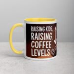 Raising Kids, Raising Coffee Levels Mug - Image 20