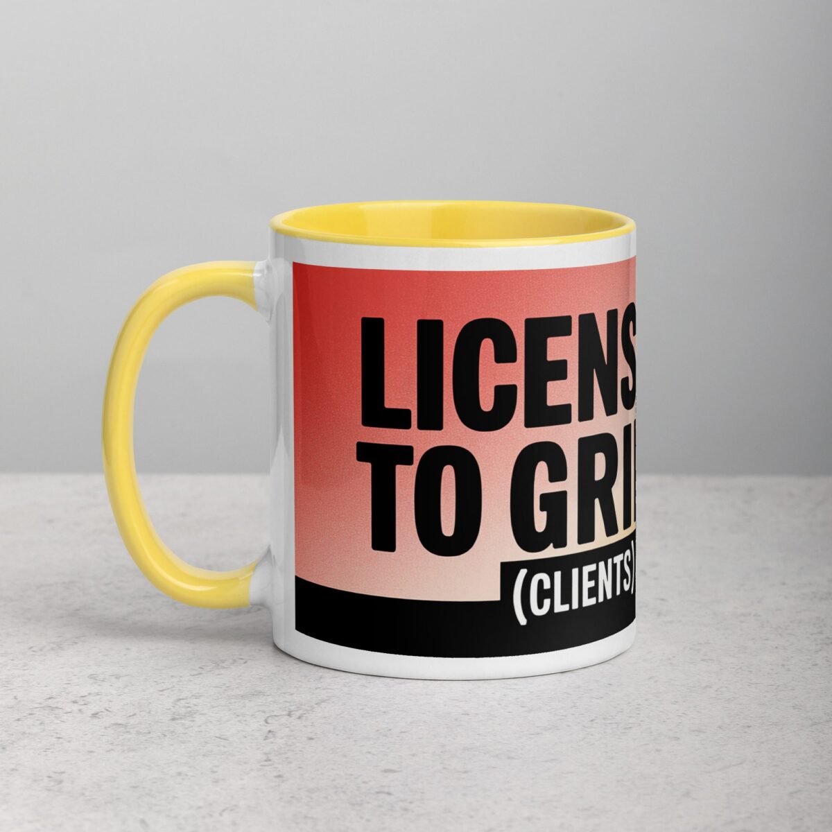 Licensed to Grill (Clients) Lawyer Coffee Mug - Image 20