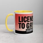 Licensed to Grill (Clients) Lawyer Coffee Mug - Image 20