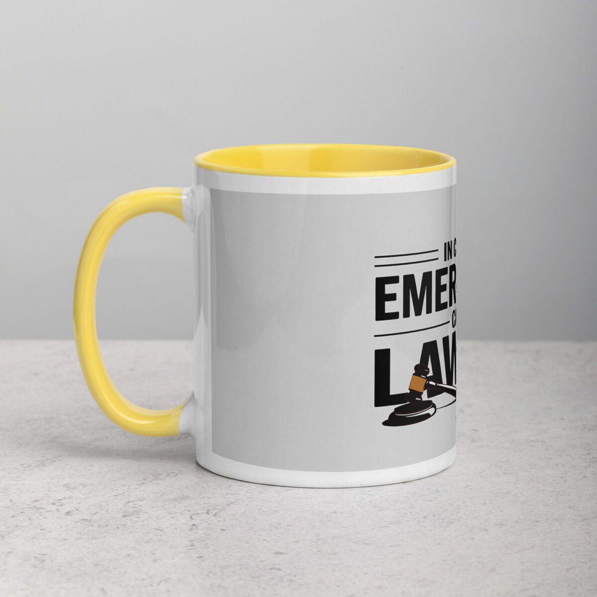 In Case of Emergency, Call a Lawyer Coffee Mug - Image 20