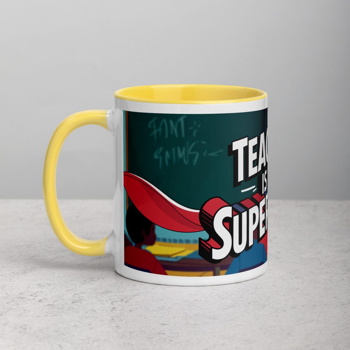 Teaching Is My Superpower Woman Coffee Mug & Tea Cup - Image 20