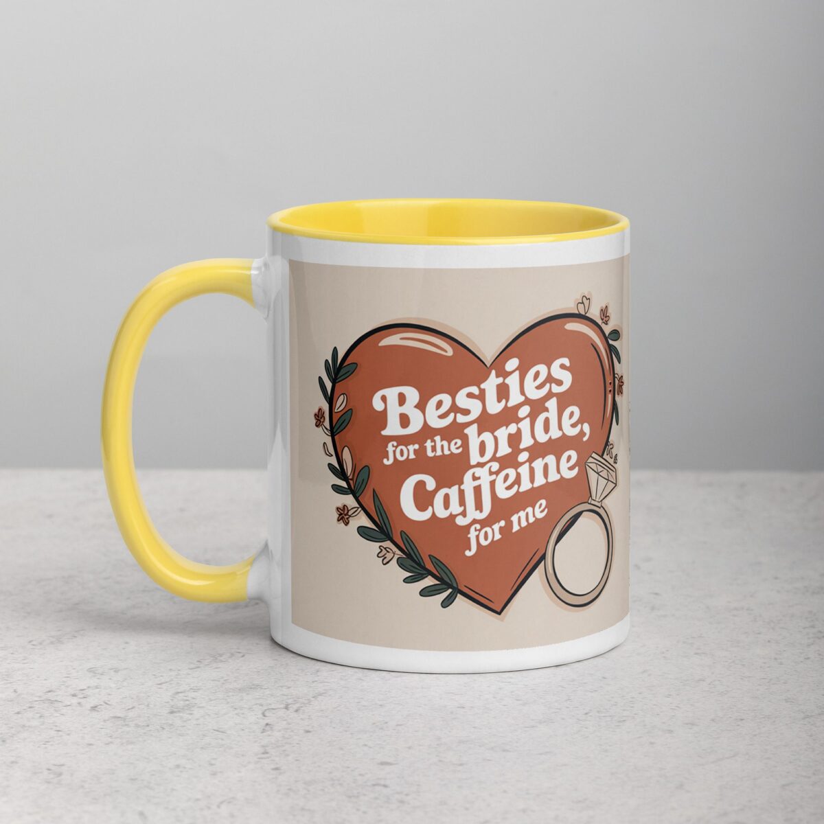 Besties for the Bride, Caffeine for Me Mug - Image 20