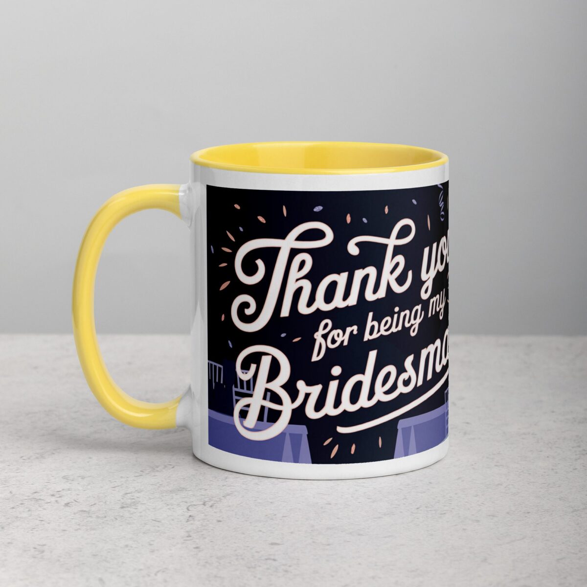 Thank You for Being My Bridesmaid Fun Coffee Mug - Image 20