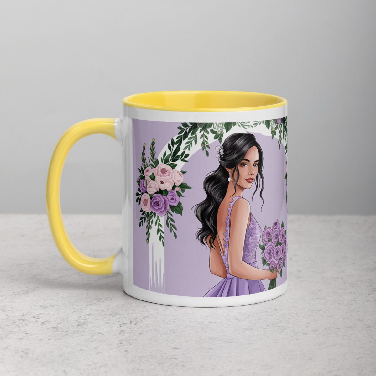 Thank You for Being My Bridesmaid Sophisticated Coffee Mug - Image 20