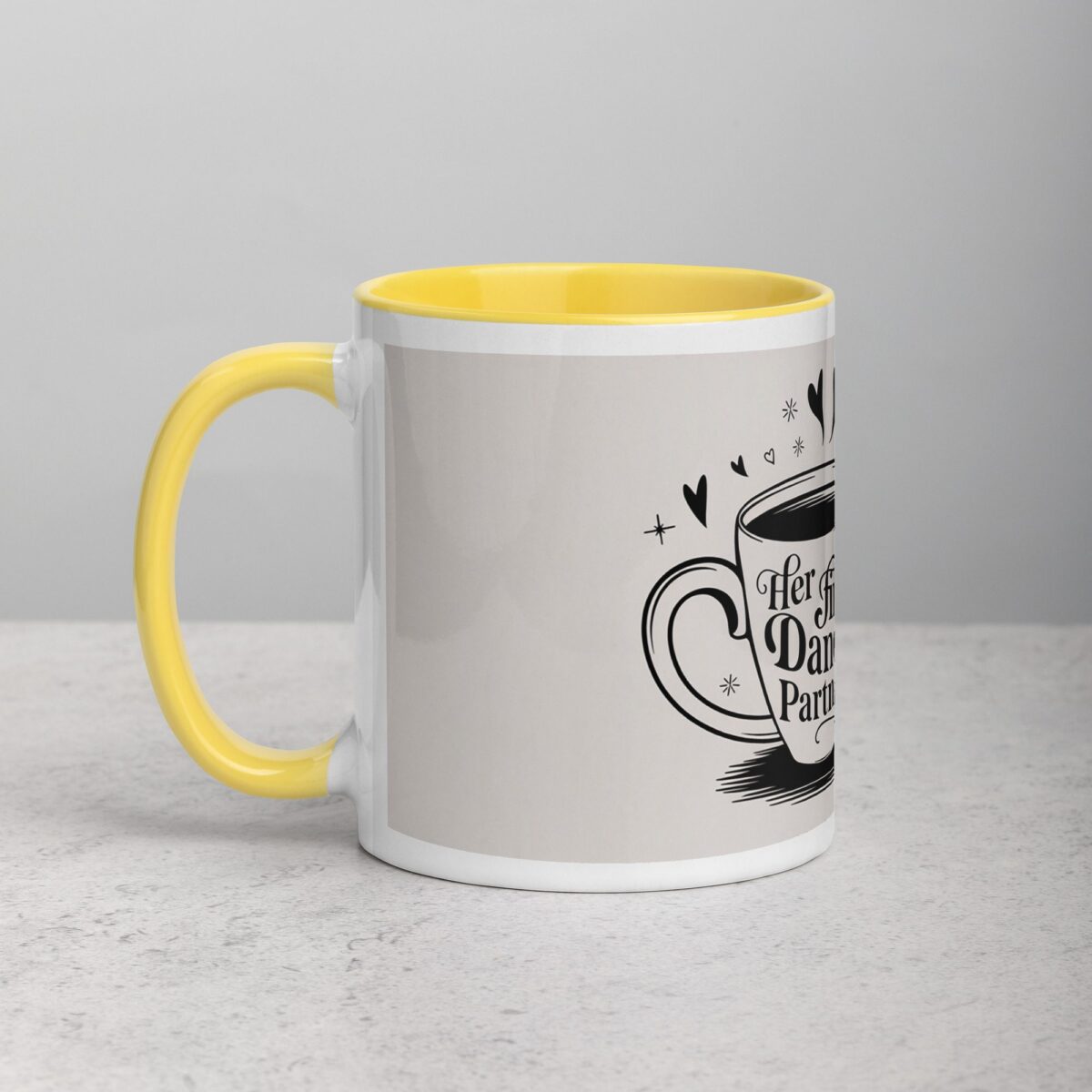 Her First Dance Partner Coffee Mug & Tea Cup - Image 20