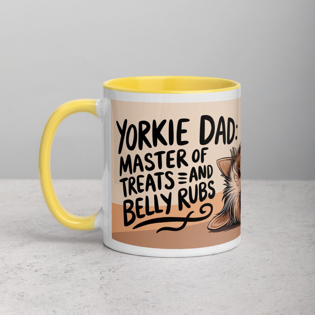 Yorkie Dad: Master of Treats and Belly Rubs Coffee Mug - Image 20