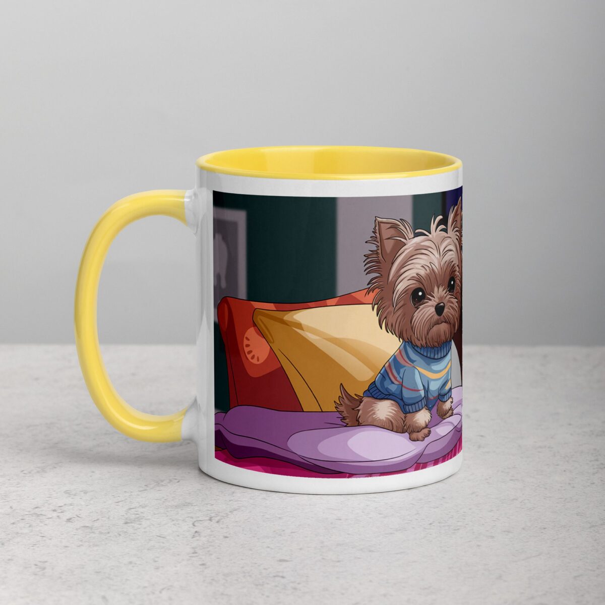 I Work Hard So My Yorkie Can Have Nice Things Coffee Mug - Image 20