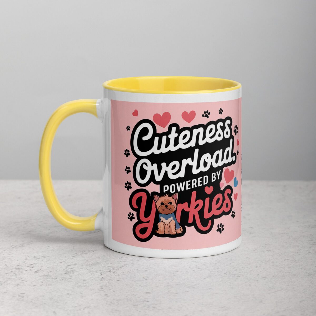 Cuteness Overload: Powered by Yorkies Coffee Mug - Image 20