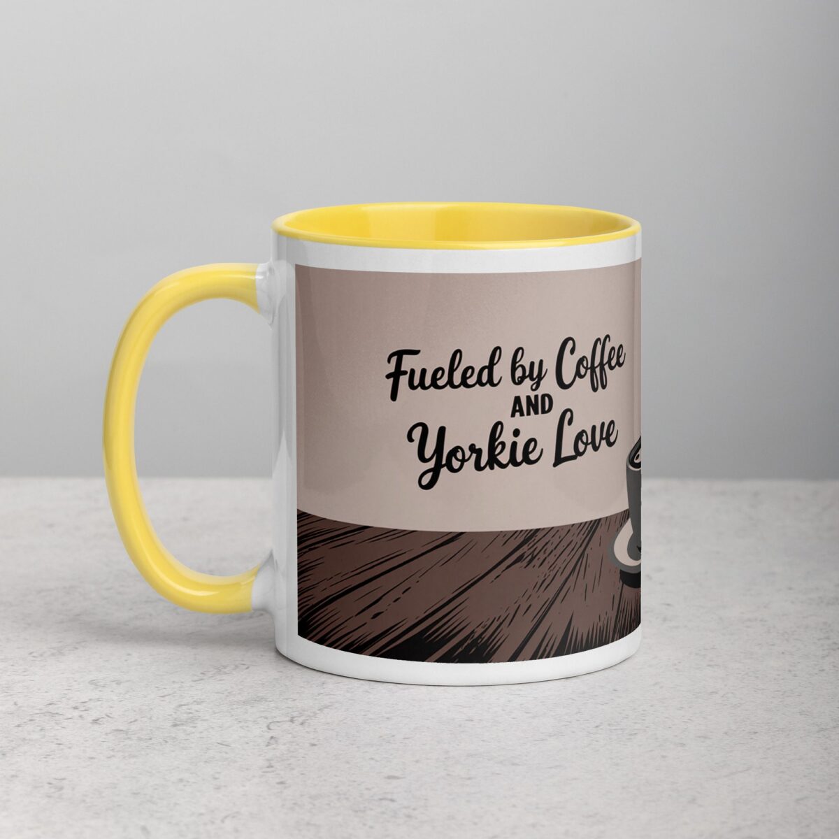 Fueled by Coffee and Yorkie Love Mug - Image 20