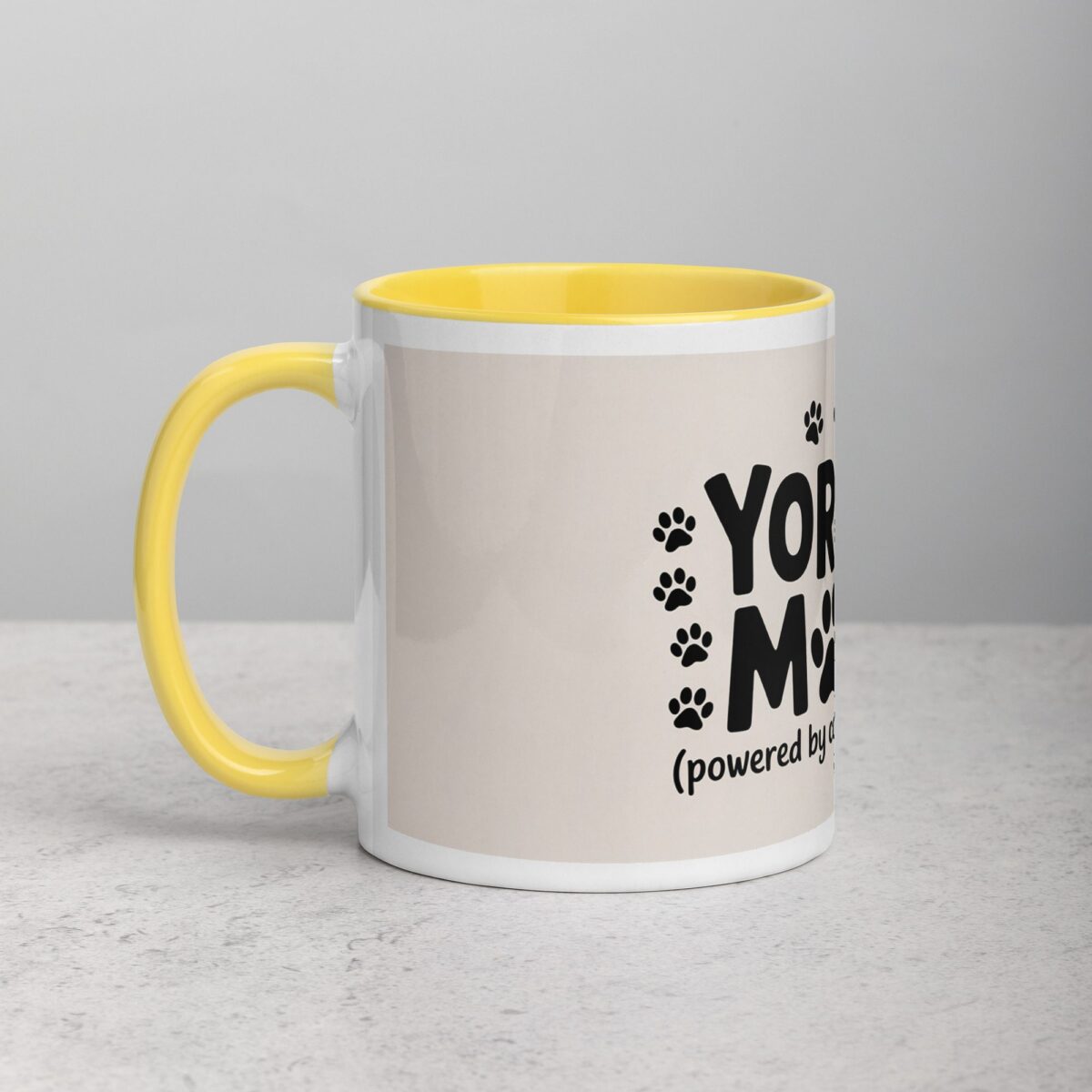 Yorkie Mom Text Coffee Mug & Tea Cup - Image 20