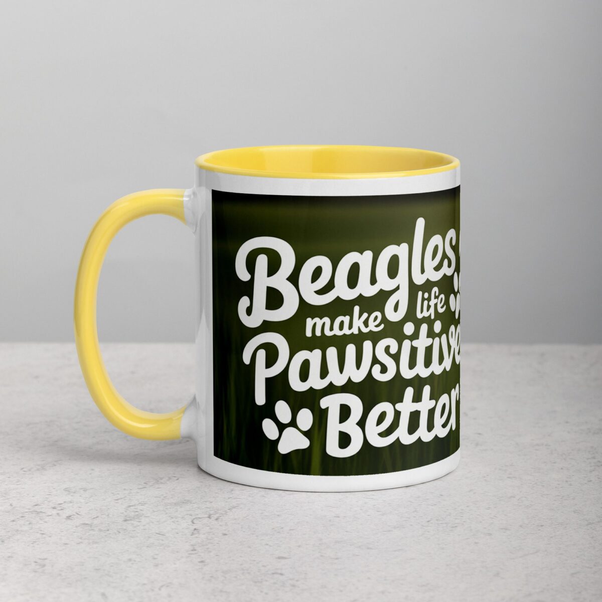 Beagles Make Life Pawsitively Better Coffee Mug - Image 20
