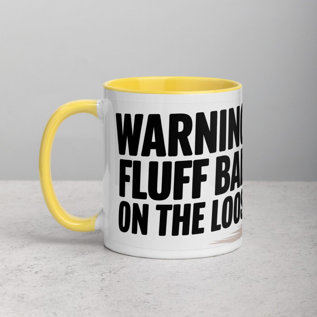 Warning: Fluff Ball on the Loose Coffee Mug - Image 20