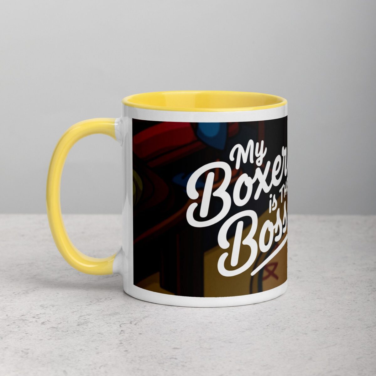My Boxer Is the Boss Coffee Mug - Image 20