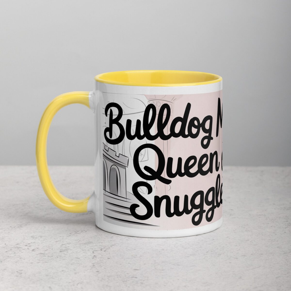 Bulldog Mom: Queen of Snuggles Coffee Mug - Image 20