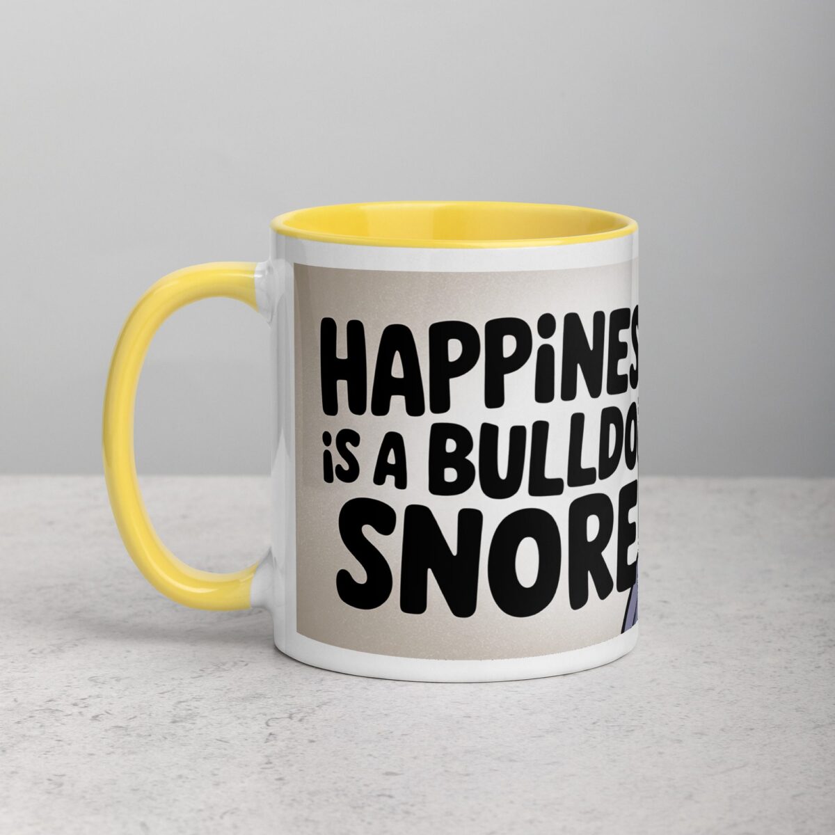Happiness Is a Bulldog Snore Coffee Mug - Image 20