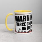 Warning: Fierce Chihuahua on Duty Coffee Mug - Image 20