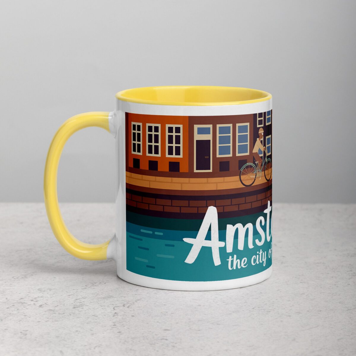 Amsterdam: The City of Bikes and Canals Coffee Mug - Image 20