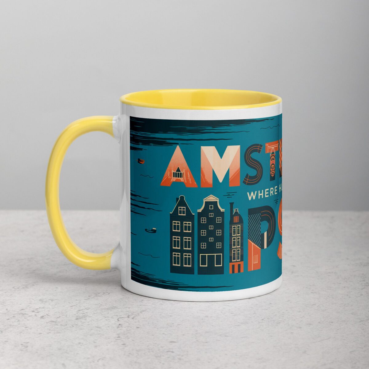 Amsterdam: Where History Meets Hipster Coffee Mug - Image 20