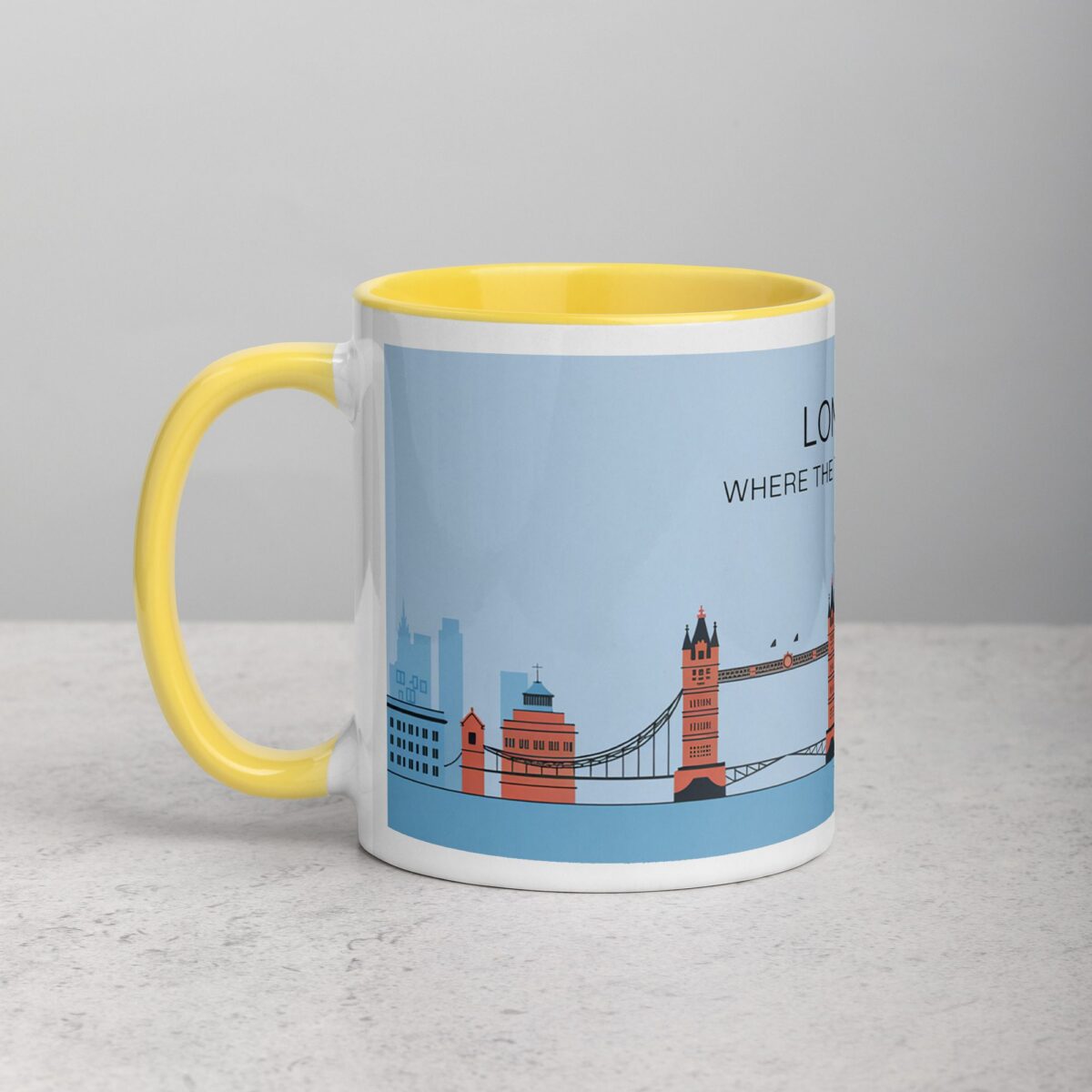 London: Where the Thames Flows Coffee Mug - Image 20