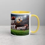 Kickoff, Coffee, Repeat Football Mug - Image 21