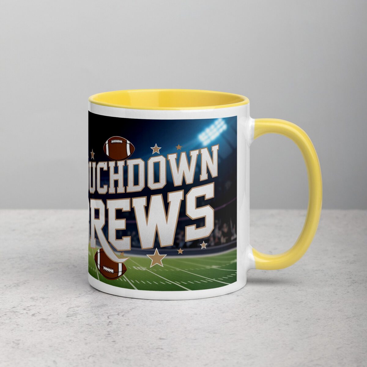 Touchdown Brews Football Coffee Mug - Image 21
