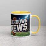 Touchdown Brews Football Coffee Mug - Image 21