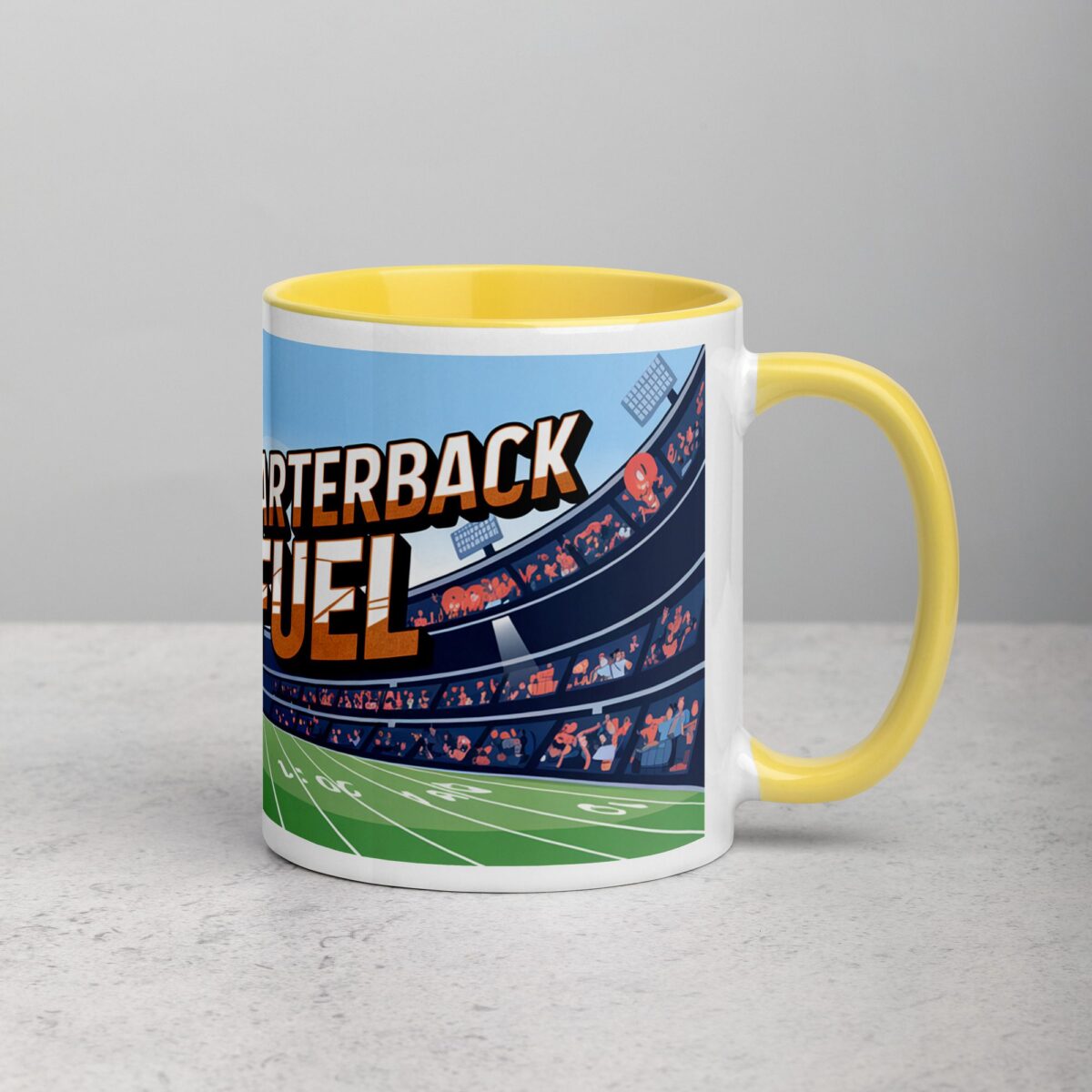 Quarterback Fuel Football Coffee Mug - Image 21
