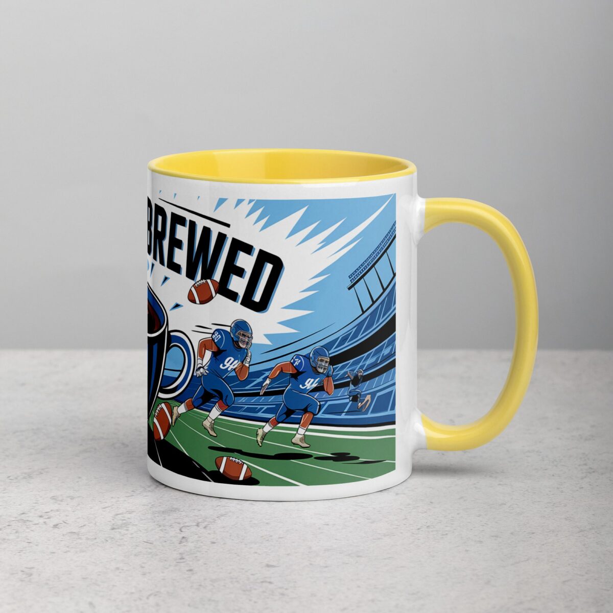 Blitzed & Brewed Football Coffee Mug - Image 21