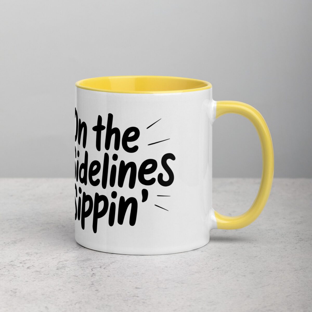 On the Sidelines Sippin’ Football Coffee Mug & Tea Cup - Image 21