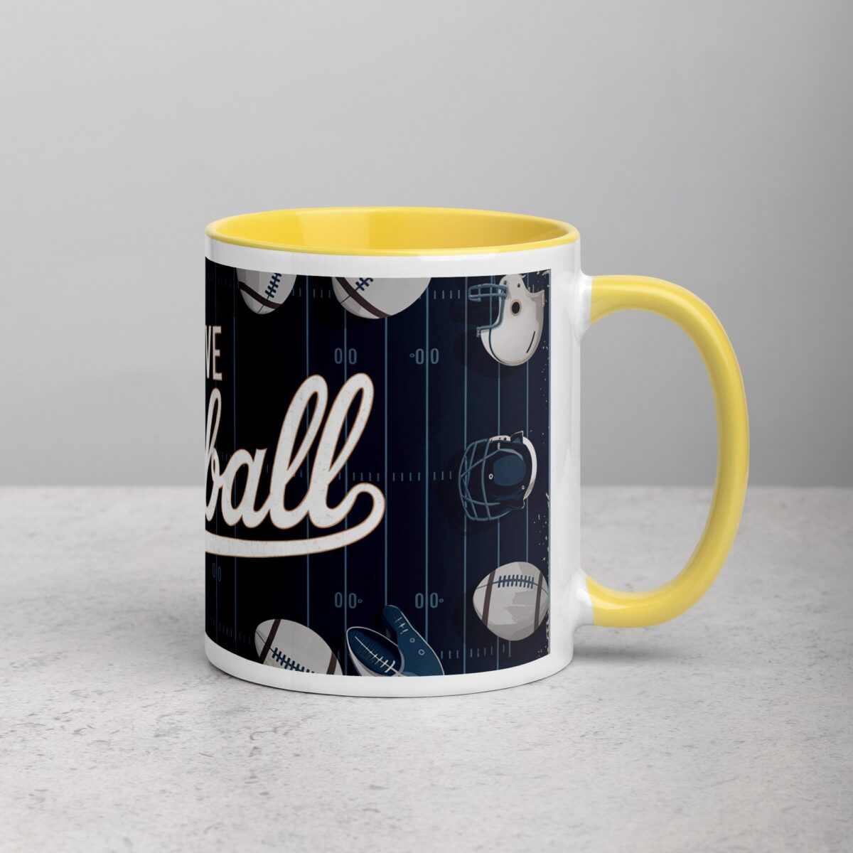 I Love Football Sophisticated Coffee Mug & Tea Cup - Image 21