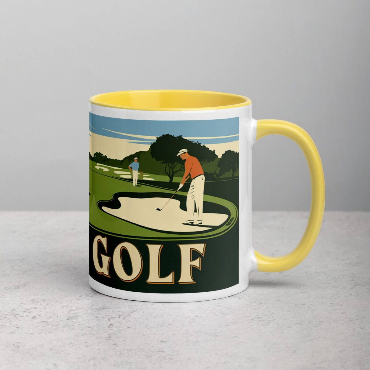 I Love Golf Retro Coffee Mug & Tea Cup - Image 21