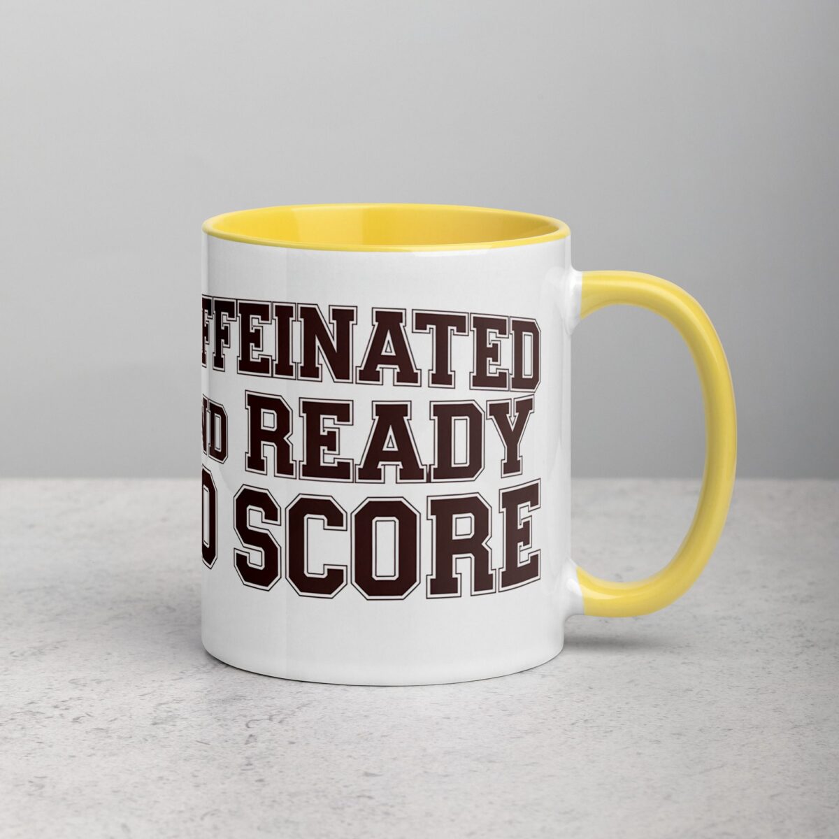 Caffeinated and Ready to Score Hockey Mug - Image 21